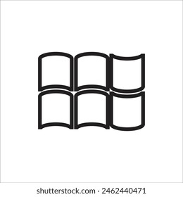window vector icon line template