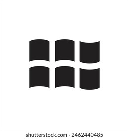 window vector icon line template