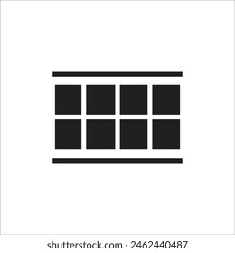 window vector icon line template