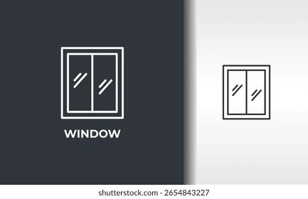 Vector De Ventana, Icono O Logotipo Ilustración De Símbolo Aislado