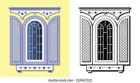 window vector illustration