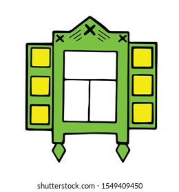 
window vector illustration
antique shutters