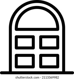 Window Vector illustration on a transparent background.Premium quality symmbols.Stroke vector icon for concept and graphic design.