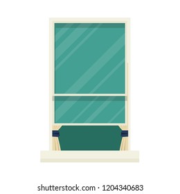 window vector. open. free space for text. wallpaper.