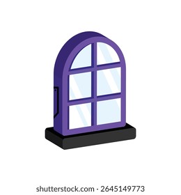 Window Vector style icon. Eps 10 file