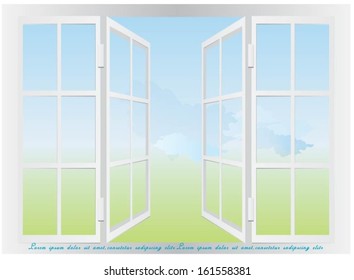 Window view design.