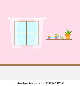window view in the living room