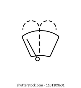 window washer icon. Element of drip watering icon for mobile concept and web apps. Thin line window washer icon can be used for web and mobile