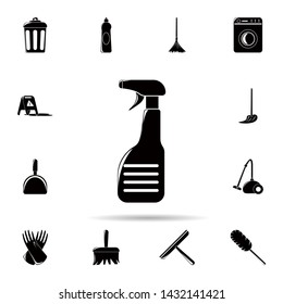 Window washing liquid icon. Universal set of cleaners for website design and development, app development