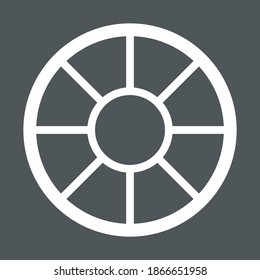 Window wood frame Interior elements quality vector illustration cut