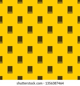 Window with wooden jalousie pattern seamless vector repeat geometric yellow for any design