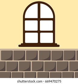 window,glass window classic style
