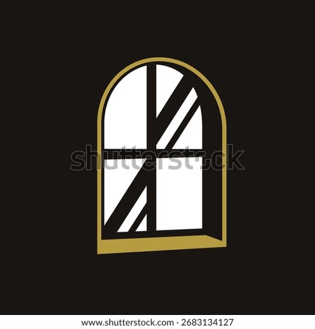 windows abstract logo modern style