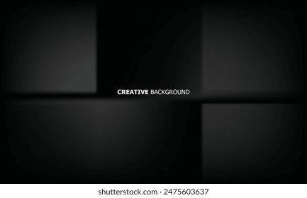 windows black abstract background with light