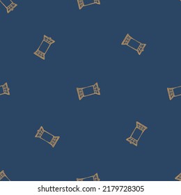 Windows engraved seamless pattern. Retro frame glass window hand drawn style. Sketch texture for fabric, wallpaper, textile, print, title, wrapping paper. Vector illustration.