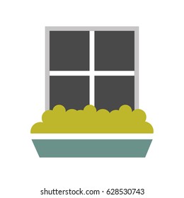 windows house style isolated icon