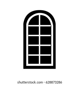 windows house style isolated icon