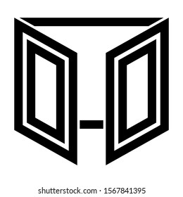 windows icon isolated sign symbol vector illustration - high quality black style vector icons
