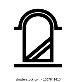 windows icon isolated sign symbol vector illustration - high quality black style vector icons
