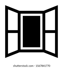 windows icon isolated sign symbol vector illustration - high quality black style vector icons
