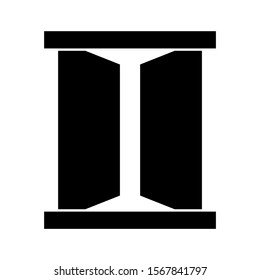 windows icon isolated sign symbol vector illustration - high quality black style vector icons
