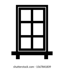 windows icon isolated sign symbol vector illustration - high quality black style vector icons

