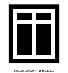 windows icon isolated sign symbol vector illustration - high quality black style vector icons
