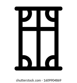 windows icon isolated sign symbol vector illustration - high quality black style vector icons
