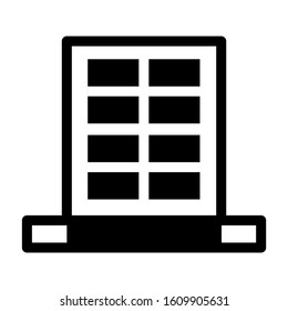 windows icon isolated sign symbol vector illustration - high quality black style vector icons
