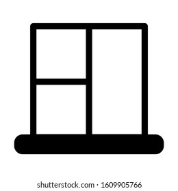 windows icon isolated sign symbol vector illustration - high quality black style vector icons
