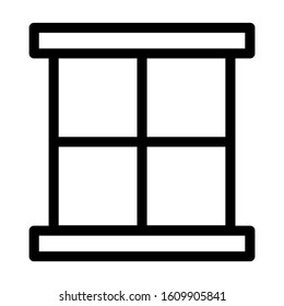 windows icon isolated sign symbol vector illustration - high quality black style vector icons
