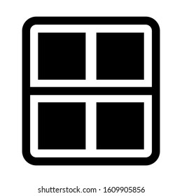 windows icon isolated sign symbol vector illustration - high quality black style vector icons
