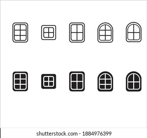Windows icon Vector Design Apartement Symbol