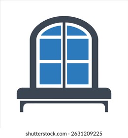 Windows icon. Vector and glyph