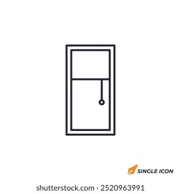 ícone do windows ilustração vetorial. símbolo do windows isolado no fundo branco