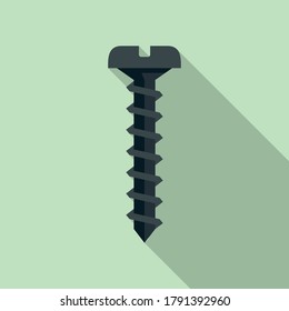 Windows instalation screwdriver icon. Flat illustration of windows instalation screwdriver vector icon for web design