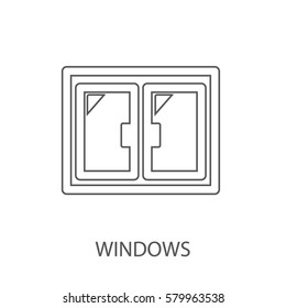 windows line icon
