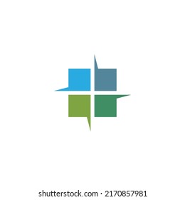 Windows logo icon design illustration template vector