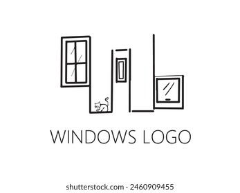 windows logo vector illustration for business