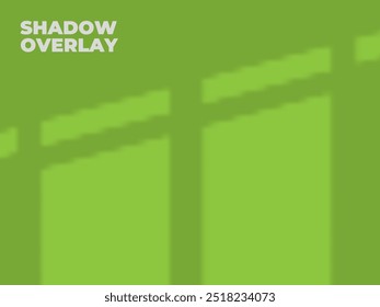 Fondo de escena verde de superposición de sombra de Windows