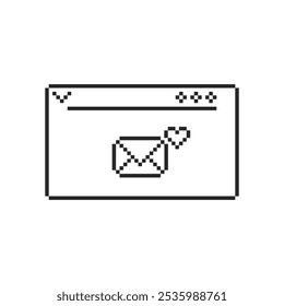 windows ui frame pixel art