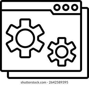 Windows vector icon. Can be used for printing, mobile and web applications.
