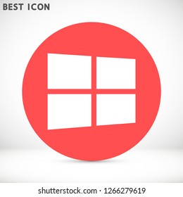 Windows vector icon eps 10