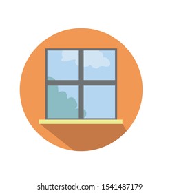 windows vector illustration simple clip art