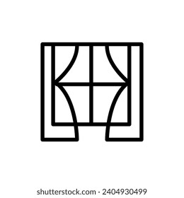 Windows,home furniture Vector Line Icons Simple Simple Set suitable for any purpose. Web design, mobile apps