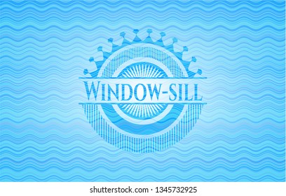 Window-sill water emblem.