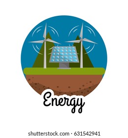 windpower and energy solar to care environment