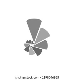 windrose Diagram icon. Simple glyph vector of charts and diagrams set for UI and UX, website or mobile application