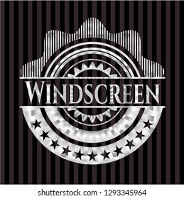 Windscreen silver emblem or badge