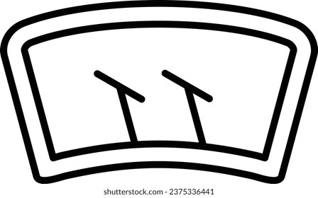 Windscreen vector icon. Can be used for printing, mobile and web applications.